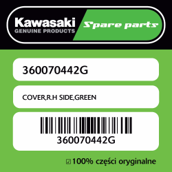COVER,R.H SIDE,GREEN