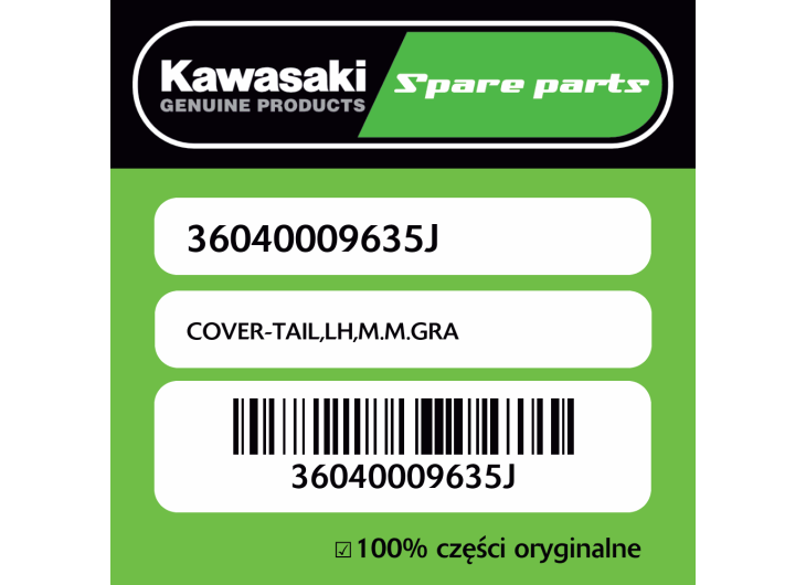 COVER-TAIL,LH,M.M.GRA