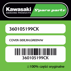 COVER-SIDE,RH,GREEN/W