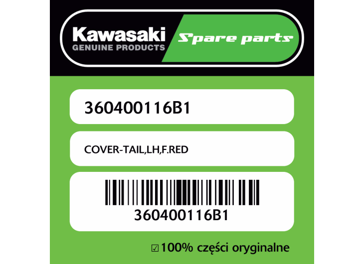 COVER-TAIL,LH,F.RED