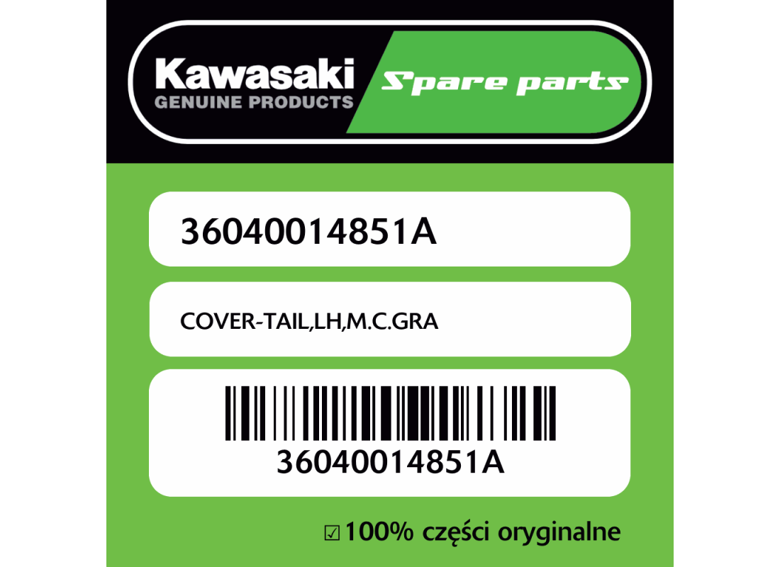 COVER-TAIL,LH,M.C.GRA