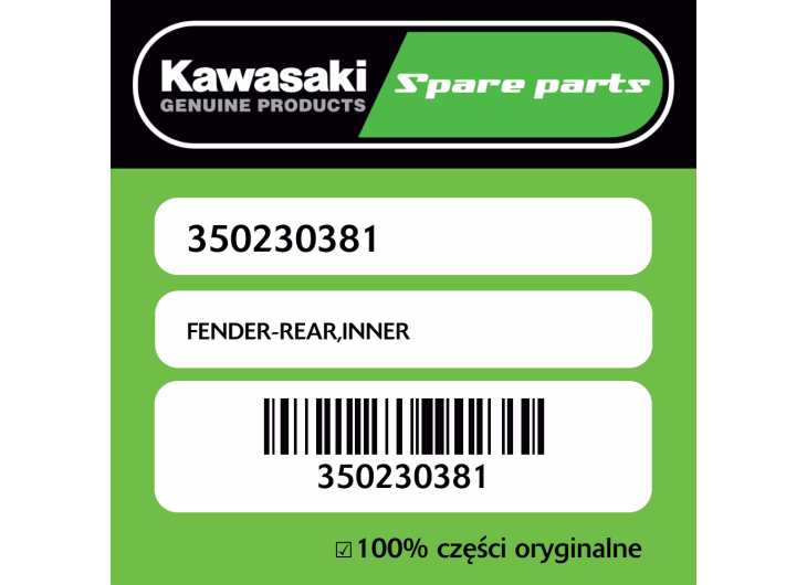 FENDER-REAR,INNER