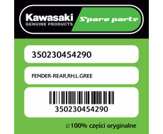 FENDER-REAR,RH,L.GREE