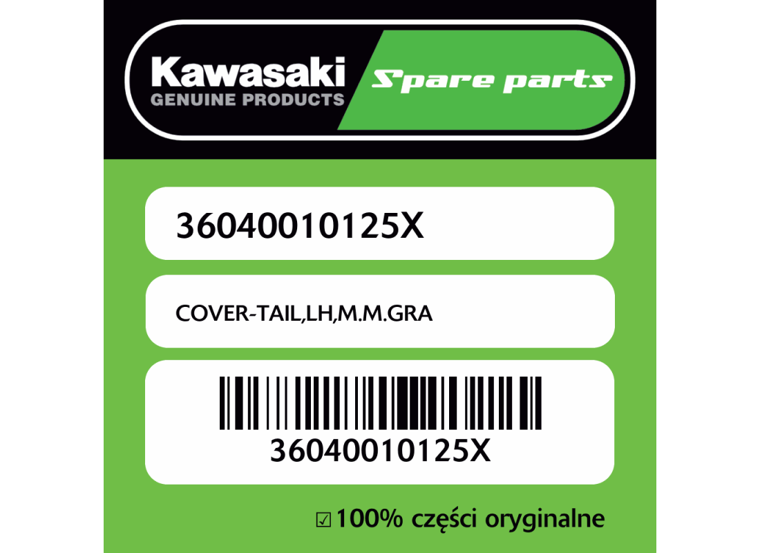 COVER-TAIL,LH,M.M.GRA