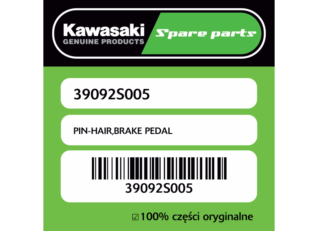 PIN-HAIR,BRAKE PEDAL