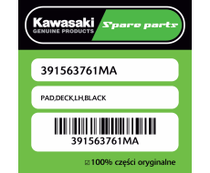 PAD,DECK,LH,BLACK