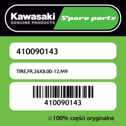 TIRE,FR,26X8.00-12,M9
