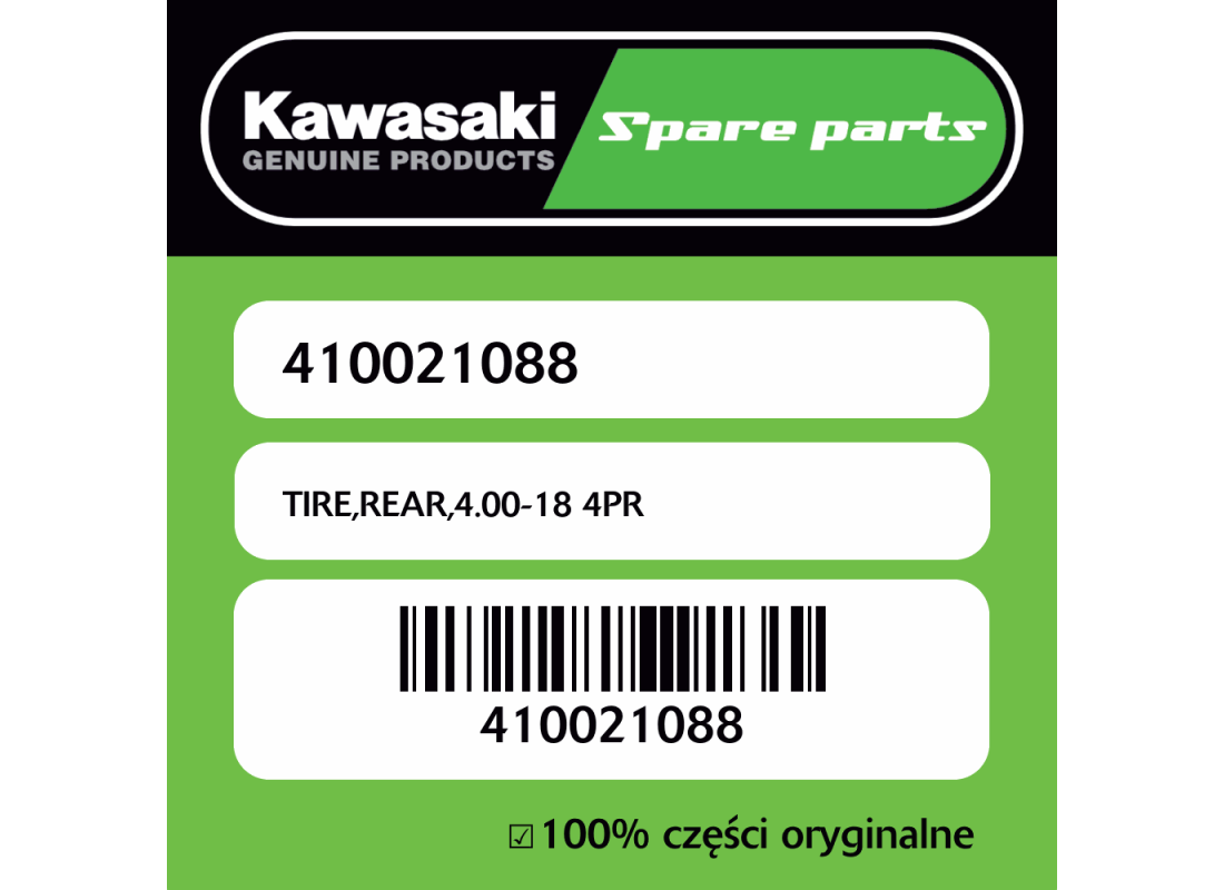 TIRE,REAR,4.00-18 4PR