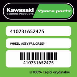 WHEEL-ASSY,FR,L.GREEN