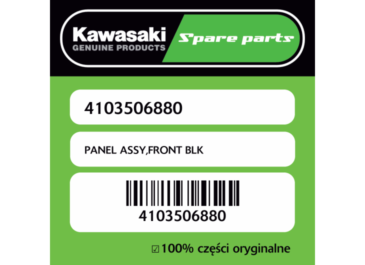 PANEL ASSY,FRONT BLK