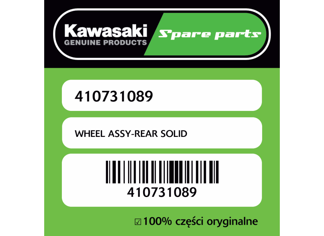 WHEEL ASSY-REAR SOLID