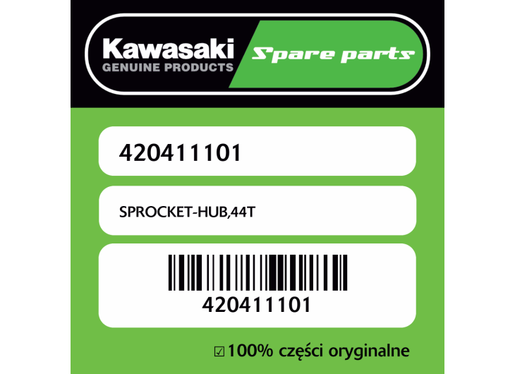Zębatka napędowa 44T Kawasaki
