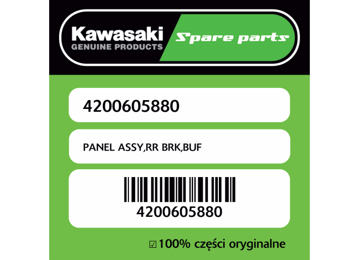 PANEL ASSY,RR BRK,BUF