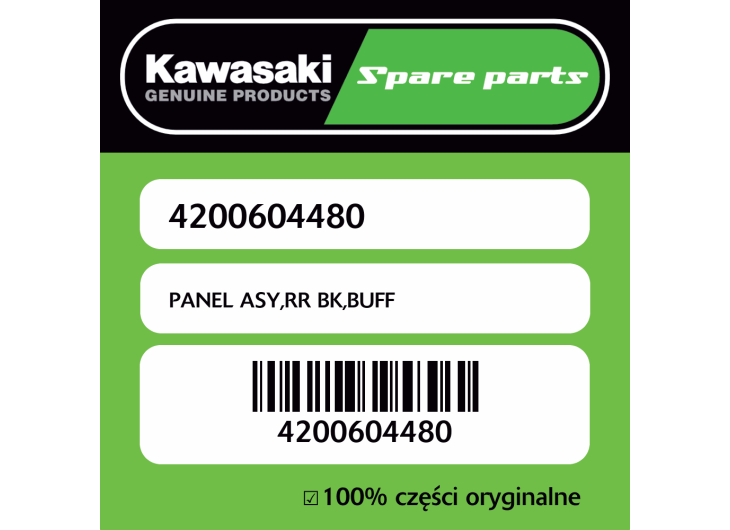 PANEL ASY,RR BK,BUFF