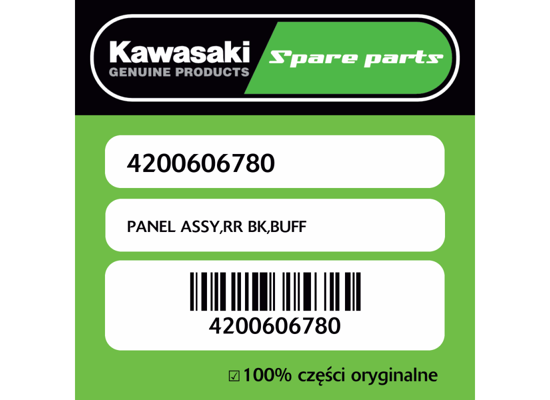 PANEL ASSY,RR BK,BUFF