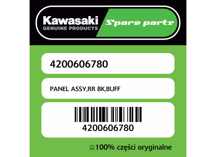 PANEL ASSY,RR BK,BUFF