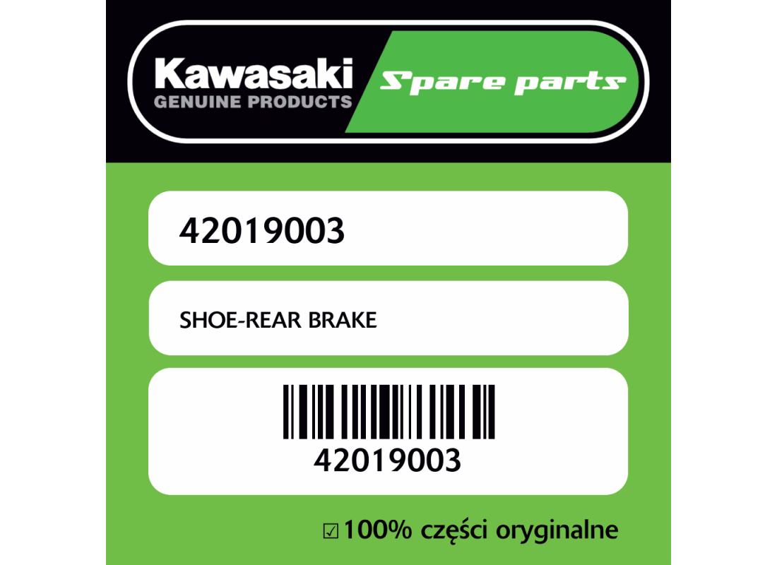 SHOE-REAR BRAKE