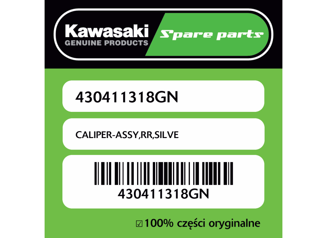 CALIPER-ASSY,RR,SILVE