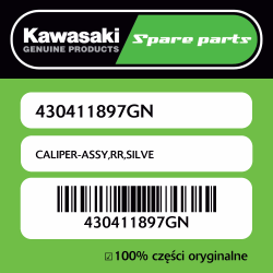 CALIPER-ASSY,RR,SILVE
