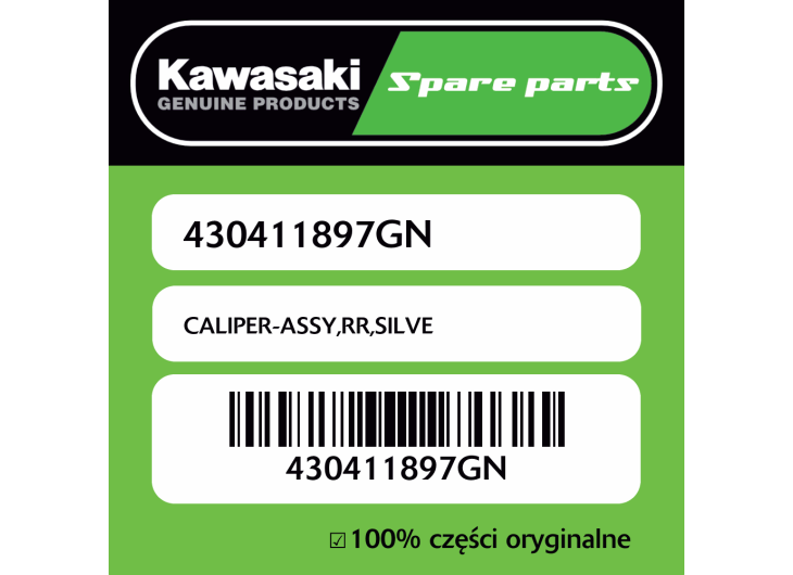 CALIPER-ASSY,RR,SILVE