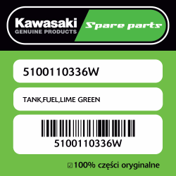 TANK,FUEL,LIME GREEN