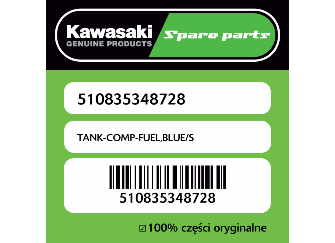 TANK-COMP-FUEL,BLUE/S