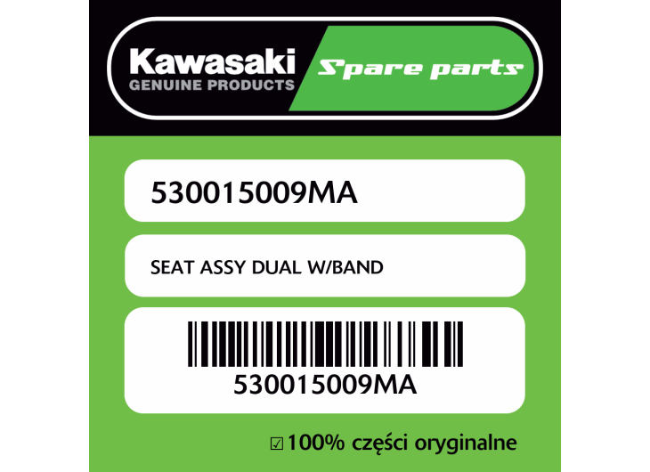 SEAT ASSY DUAL W/BAND