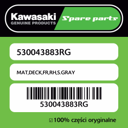 MAT,DECK,FR,RH,S.GRAY