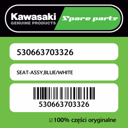 SEAT-ASSY,BLUE/WHITE