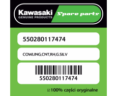 Owiewka centralna prawa G.SILV Kawasaki