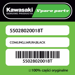 COWLING,LWR,RH,BLACK