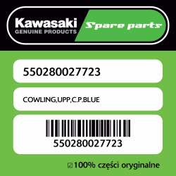 Owiewka górna C.P.BLUE...