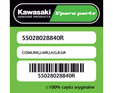 Owiewka dolna lewa G.B.GR Kawasaki
