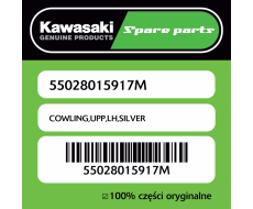 Owiewka górna lewa SILVER Kawasaki