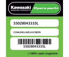Owiewka dolna lewa F.EBONY Kawasaki