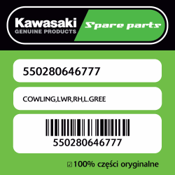 COWLING,LWR,RH,L.GREE