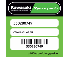 Owiewka dolna prawa Kawasaki