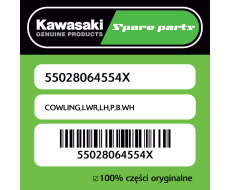 COWLING,LWR,LH,P.B.WH