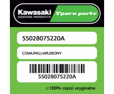 Owiewka dolna EBONY Kawasaki