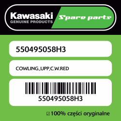 Owiewka górna C.W.RED Kawasaki