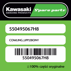 Owiewka górna EBONY Kawasaki