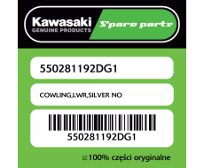 Owiewka dolna SILVER NO Kawasaki