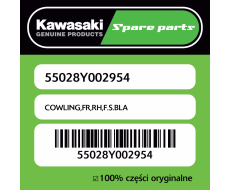 Owiewka przednia prawa F.S.BLA Kawasaki