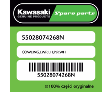 COWLING,LWR,LH,P.R.WH