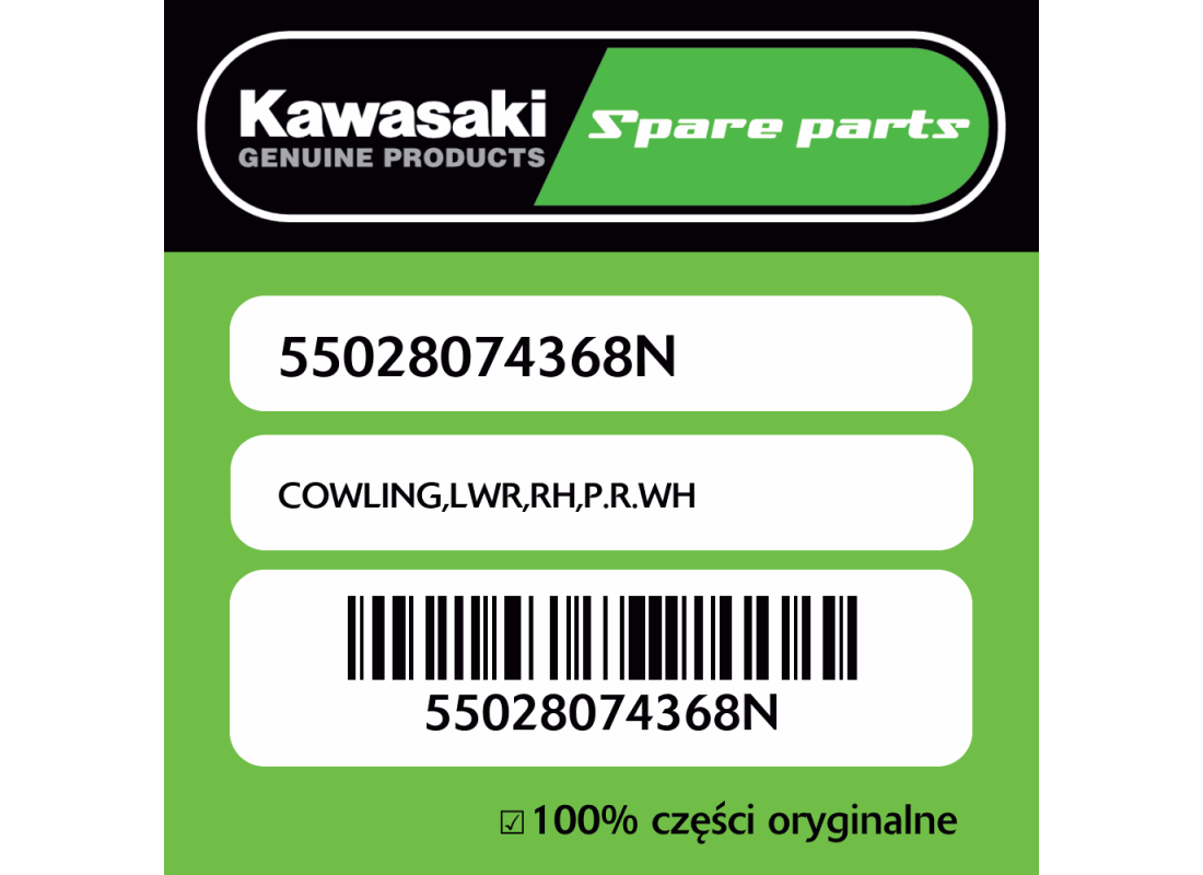 COWLING,LWR,RH,P.R.WH