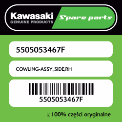 Owiewka boczna prawa Kawasaki