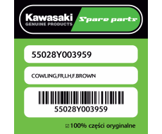 Owiewka przednia lewa F.BROWN Kawasaki