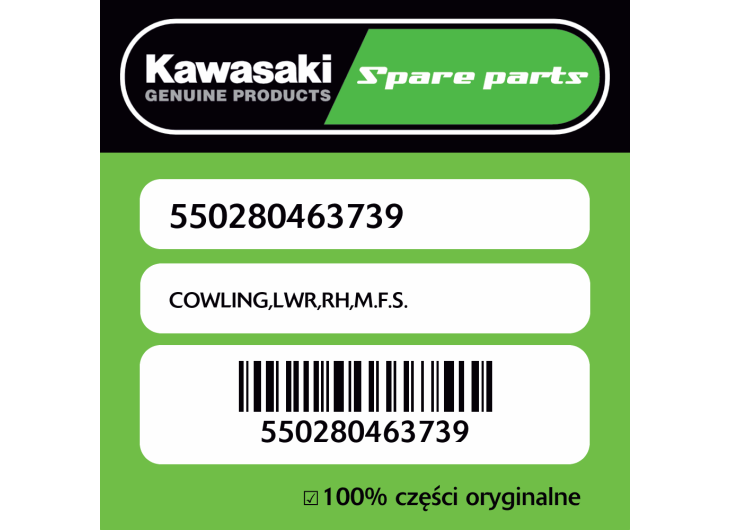 COWLING,LWR,RH,M.F.S.