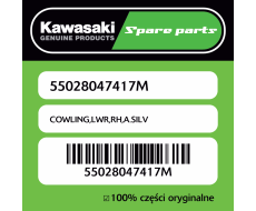 Owiewka dolna prawa A.SILV Kawasaki