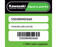 COWLING,LWR,LH,M.S.BL